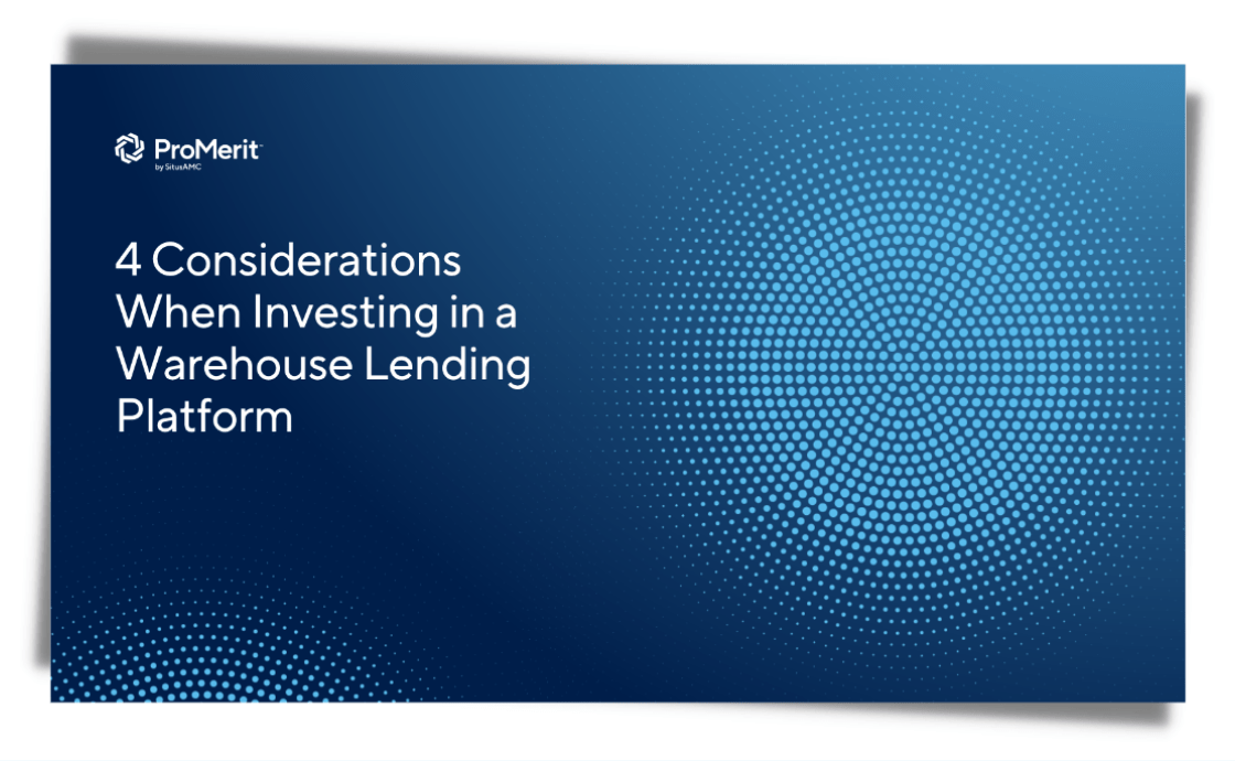 4 Considerations Warehouse Lending