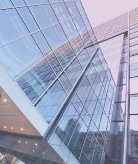 An office building from a low angle