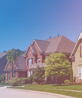 Suburban neighborhood houses during daytime